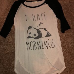 I hate mornings shirt